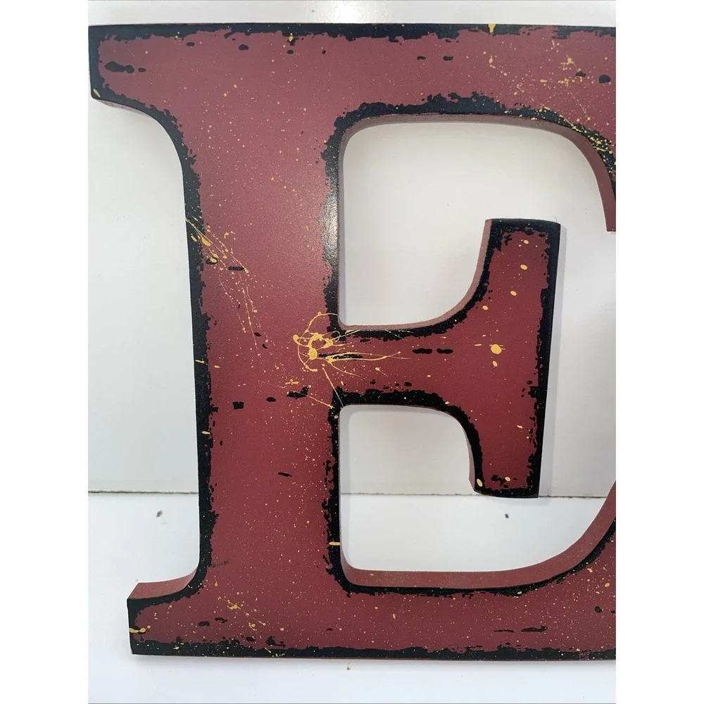 Red Eat Wood Wall Decor Hanging Sign Chic MDF Wood Kitchen Decoration Bar Gifts